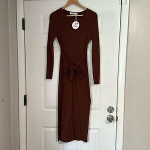 Long Sweater Dress - L